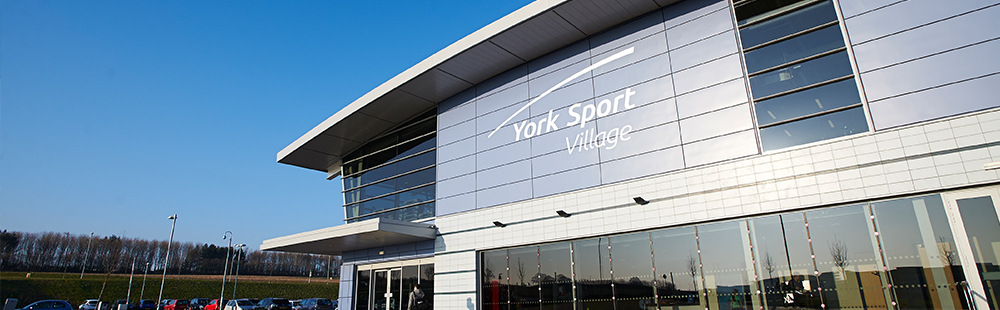 York sport village  completed project banner